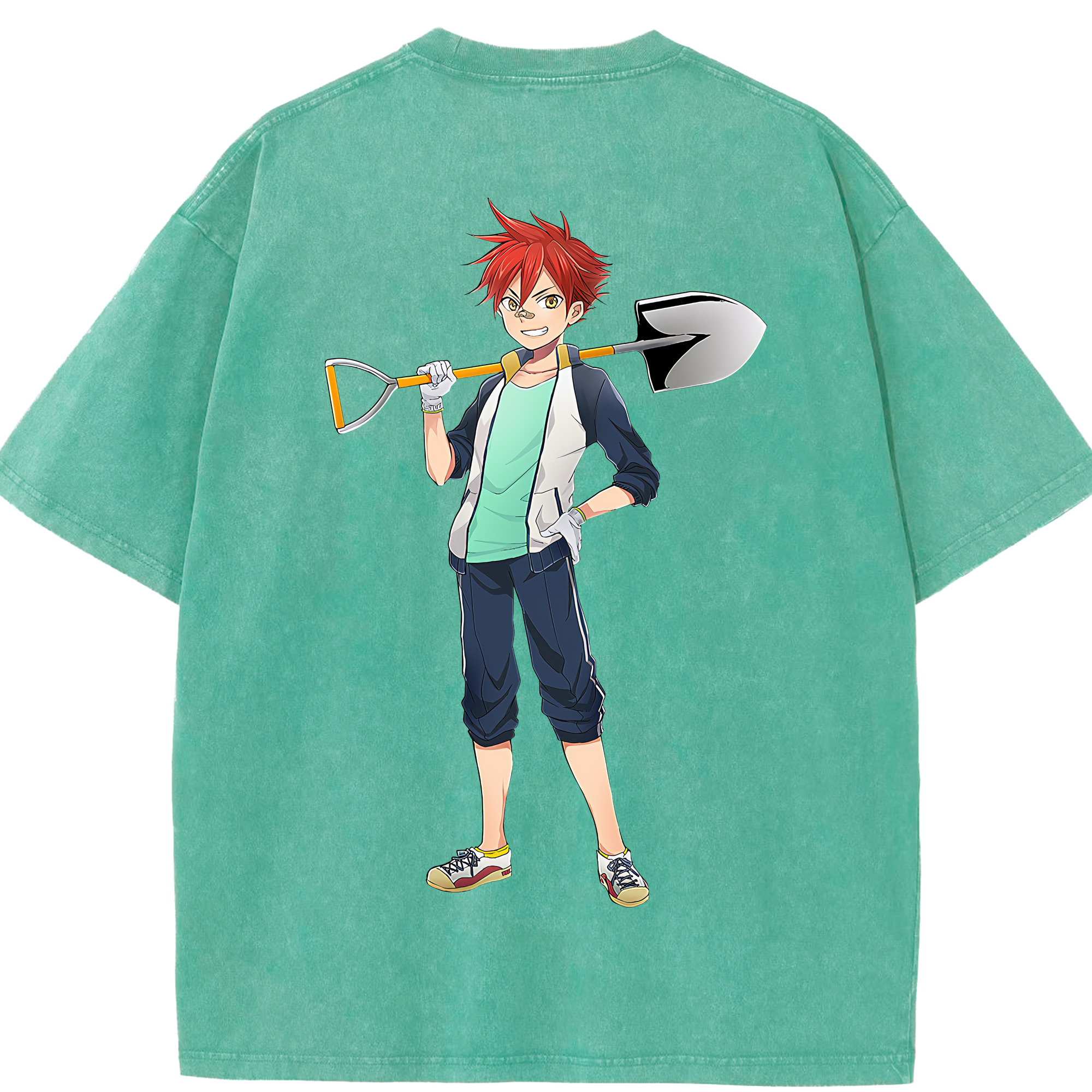 （画像用） 刀剣乱舞 Touken Ranbu 綿100% ヴィンテージ風 半袖Tシャツ（背面プリント）